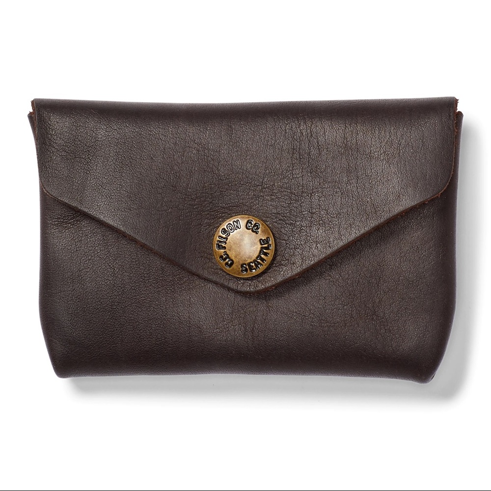 FILSON WORKSHOP WEATHERPROOF LEATHER SNAP WALLET